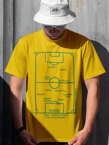 Brazil Team T-Shirt 1994 World Cup Fourth Winning T-Shirt 100% Cotton Unisex Men's Women's Plus Size World Cup - Màu vàng - Xem 1