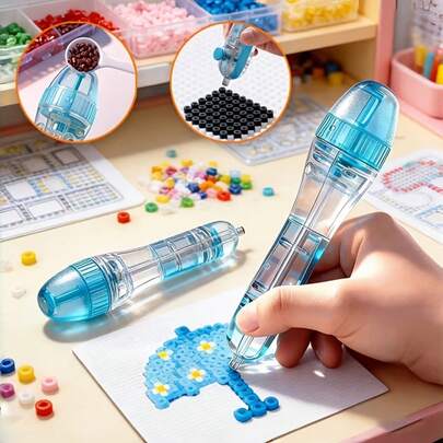 Bút cơ tự động Pixel Art 2.6mm với thiết kế tay cầm công thái học, thoải mái và tiện dụng, vỏ trong suốt giúp dễ quan sát.