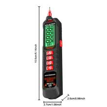ZLLJMETER ZL15A Digital Multimeter, Multi-Function High Precision Tester, Non-Contact Voltage Current Resistance Ohm Tool - Black - View 9