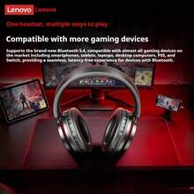 Lenovo EH140 Pro Wireless Gaming Headset Ultra Low Latency 3D Spatial Audio Noise Canceling Mic For PC PS5 Mobile - View 2