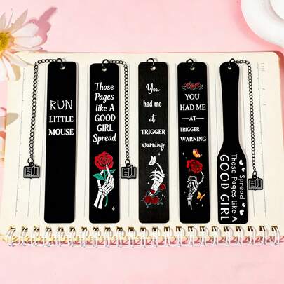 Dark Romance Bookmarks Gifts - Funny Bookmarks For Reading Women Spicy Gothic Book Marks Gifts For Friends Romance Reader Book Lovers Bookworm Birthday Graduation Gift.