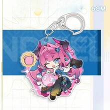 Figura de Endfield Game Jun Wei Yifeng Chen Qianyu Gilberta Pei Li Llavero de acrílico con colgante de dibujos animados en versión Q para regalos - Multicolor - Ver 9