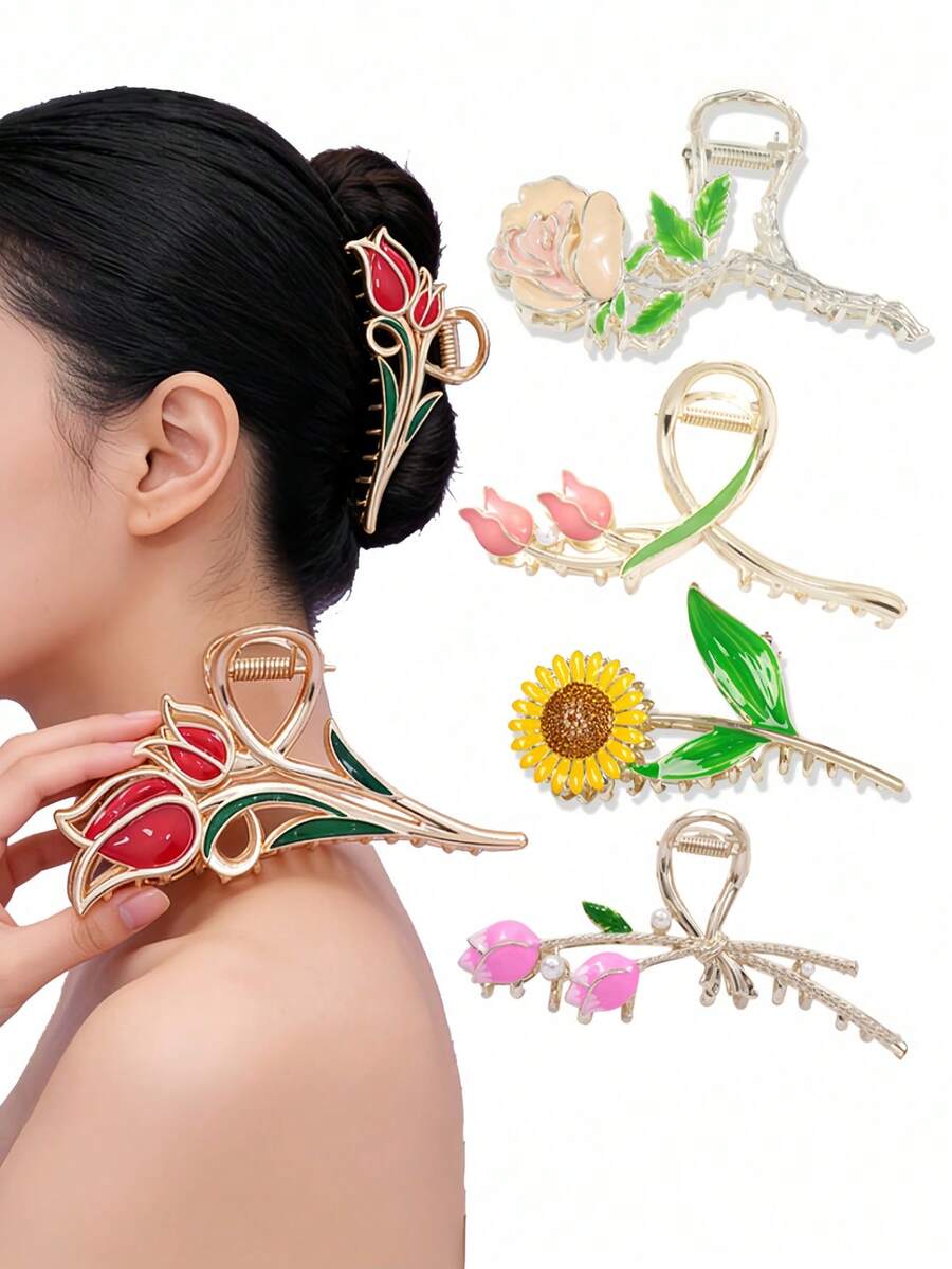 Hair Claws - Multicolor - View 1