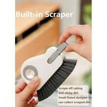 二合一窗缝清洁刷 - 可拆卸门窗台刷、玻璃角清洁器、塑料窗框缝隙清洁工具 - A - 查看 7