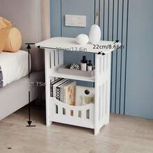 Minimalist Small Square Side Table, Creative Home Living Room Decor, Compact Nordic Style Coffee/Bedside Table - Multicolor - View 8