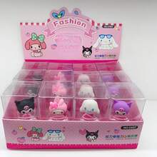 SANRIO Creative Cartoon Dual-Hole Pencil Sharpener, Funny Student Pencil Sharpener, 2-In-1 Eraser, Cartoon Pencil Eraser Sharpener - 2-in-1 Pencil Sharpener - View 3