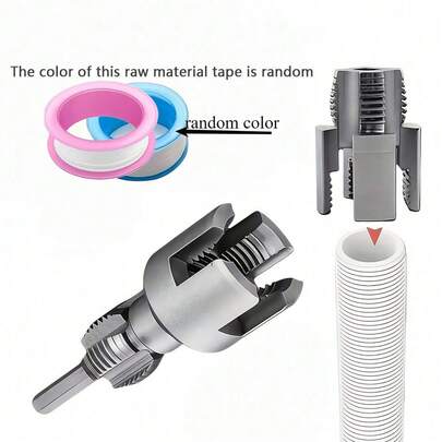 3pcs/Set Pipe Thread Cutter | Suitable For 1/2 Inch PPR Internal And External Threading With Die And Tool With Tape,Water Pipe With Four Or Six Branch Water Pipe With Wire Cutter, Inner And Outer Wire Cutter, Wire Cutter Tool, Plastic Pipe