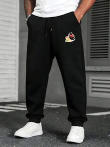Men Sweatpants - Black - View 1