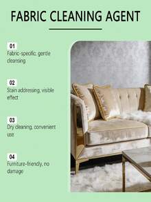 Fabric Sofa Dry Cleaning Agent, Textile Curtain Carpet Home Decontamination Daily Household Cleaning Agent - Liquid - View 4