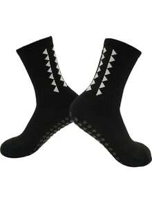 男士加厚缓冲中筒足球/篮球袜，防滑专业训练运动袜，吸湿透气 - 彩色 - 查看 6