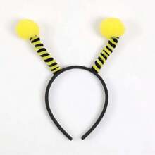 1 Set Cute Holiday Bee Costume And Accessories (Including Headpiece And Wings) - Multicolor - View 4