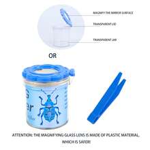Outdoor Exploration Insect Observation Box, Clamp, Silkworm & Tadpole Net, Insect Collection Box, Transparent Magnifier - Multicolor - View 11