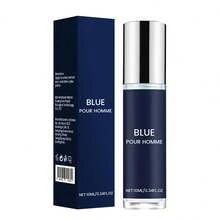 蓝色男士香水 | 无酒精持久留香古龙水 | 适合日常、约会和节日 | 自然优雅，彰显男性魅力，送礼佳品 - 男士香水-藍色香調-10ml-瓶裝 - 查看 11