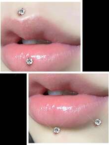 4 piezas/7 piezas Anillos de piercing de nariz sin rosca de acero inoxidable para perforaciones en la nariz, trago, hélix y labio, con guía de uso e incluye taper - Ver 9