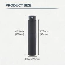 3个/1个10毫升可填充香水瓶，可填充香水喷雾瓶，旅行香水喷雾器，迷你便携空液体容器，旅行必备，适用于海滩、暑假、返校、健身、露营、度假、邮轮旅行等场合。 - 彩色 - 查看 6