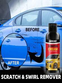 Car Scratch Removal Kit: Car Scratch Wax, Paint Surface Deep Repair, Vehicle Polishing Paste, Scratch Remover Liquid To Eliminate Swirls And Restore Gloss And Brightness To All Paint Surfaces - Paste - View 4
