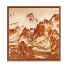 Polyester Casual Paisley Print Scarf, Suitable For All Seasons - Orange - View 10