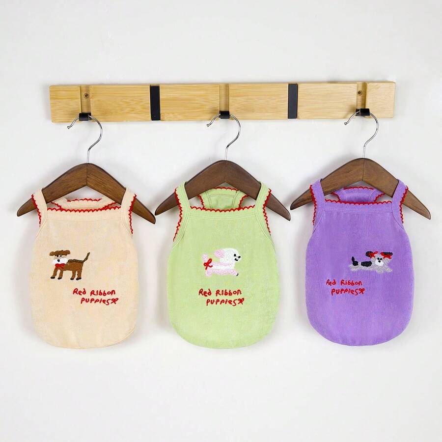 宠物服装，狗狗服饰，猫咪背心，春夏新款，透气背心，狗狗衣服