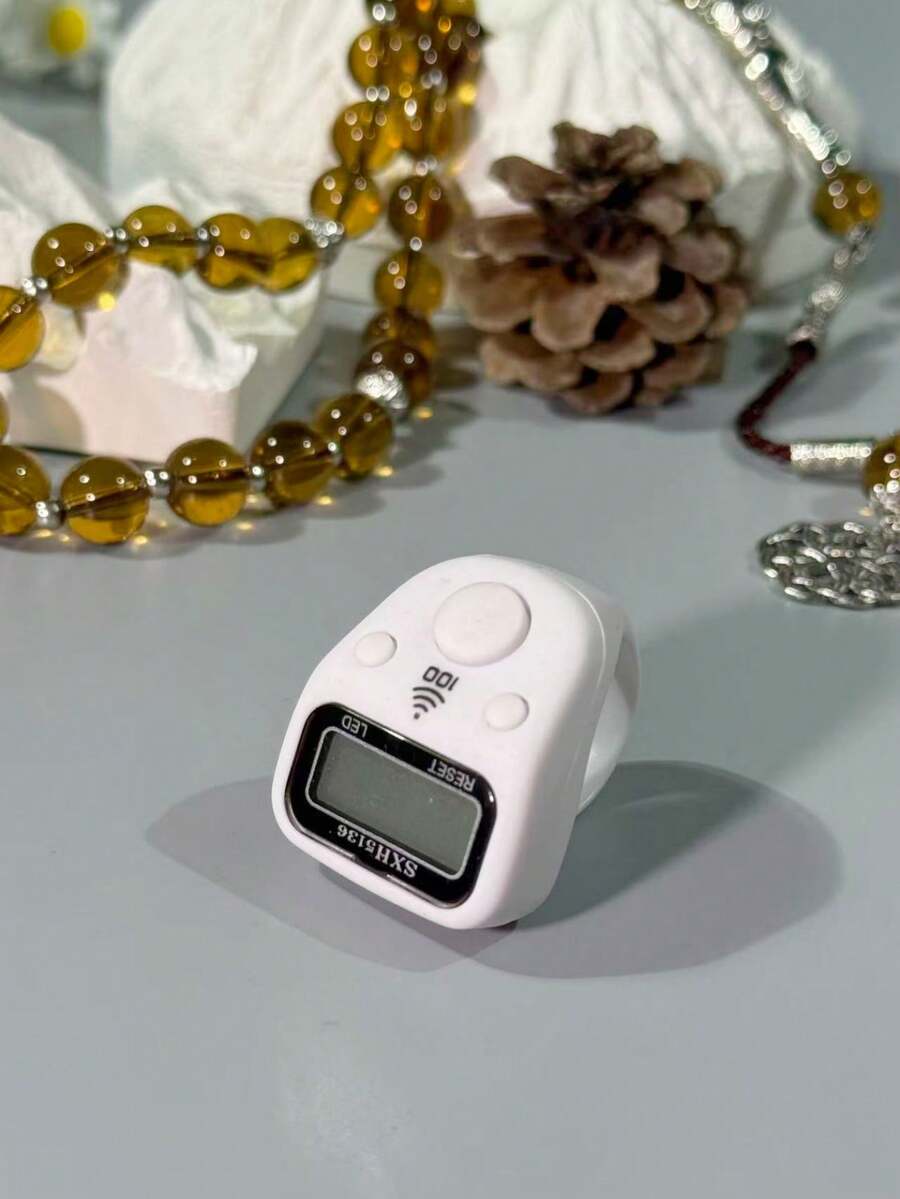New Customized Mini Electronic Ring Counter, Simple And Lightweight Design With LED Digital Display, Widely Applicable For Daily Prayer, Warehouse Counting, Business Events, Scenic Spot Traffic Statistics, Festival Gifts And Long Battery Life For Prolonged Use - Multicolor - View 1