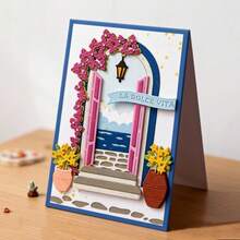 创意标签模具、DIY剪贴簿相册和压花模板、贺卡制作工具、卡片纸切割工艺品、礼品卡制作模板模切。 - 銀色 - 查看 2