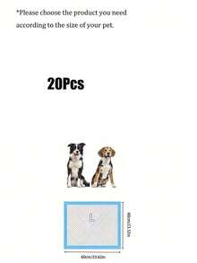 100pcs Pet Pee Pads, Dog Pee Pads, Training Pads, Thickened Pads, Urine-Proof, Essential For Pet Owners To Keep Home Clean And Odor-Free, Best Gift For Dogs, Pet Supplies, Pet Pee Pads - Multicolor - View 12