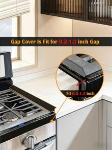 New T-Shaped Stove Countertop High-Temperature Resistant Silicone Sealant Strip, Washable And Reusable, Ideal For Home Caulking, Waterproof, Oil-Proof, Dust-Proof - View 2