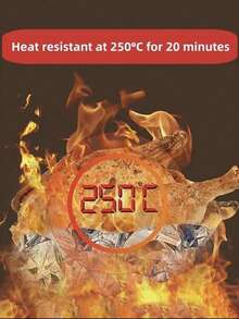 1卷耐热加厚铝箔——烧烤、烘焙、烤箱和厨房使用的理想之选 - 查看 5