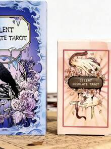 原创“寂静荒芜”塔罗牌，空灵唯美，浪漫疗愈，适用于节日、婚礼、音乐节、圣诞节、情人节、愚人节等场合，带来轻松愉悦的游戏体验。 - 1pcs - 查看 3