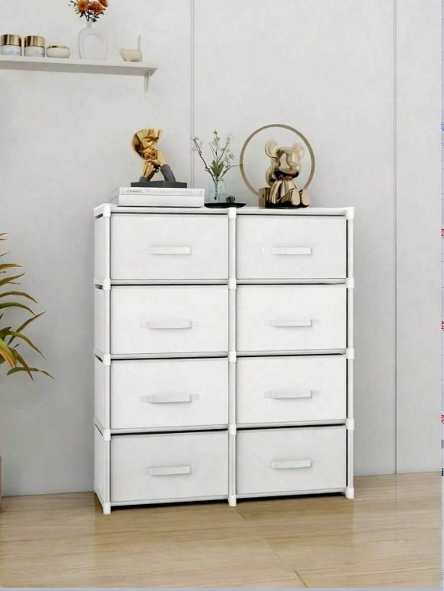 1pc New Drawer Style Storage Rack, Bookshelf, Home Use Living Room Bedroom Toy & Snack Organizer Cabinet - Multicolor - View 1