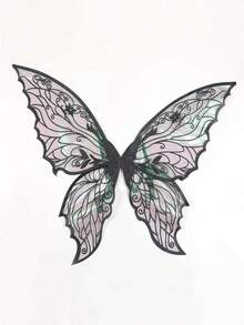 Adult Party Butterfly Wings Performance Props, Holiday Show Fairy Wings New Fabric - Blue - View 5