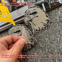 1pc 3D SPORT Emblem – Premium Metal Aluminum Alloy Car Logo Sticker For Trunk & Side Fender, Sporty Exterior Badge Decal For SUV & Sedan, Durable Auto Decoration Accessory - [Brushed Craft Eagle Mark]1pc - View 8