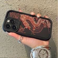 哑光手机壳，适用于 11、12、13、14、15、16、17 Pro Max、Plus、AIR、XR、XS/X - 高竹黑龍 - 查看 4