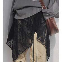 1 chiếc váy bất đối xứng bằng sợi, váy lưới ren thanh lịch, váy yếm thiết kế hai dây đa năng, chất vải tươi sáng, phù hợp cho mọi mùa. - Nhiều màu - Xem 10