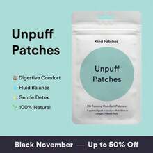 Selling Fast!Kind Patches, Unpuff Patches, 30 Tummy Comfort Patches: Support Digestive Comfort, Fluid Balance, Vegan, 1 Month Pack. Women's Health. - 3件 - 查看 5