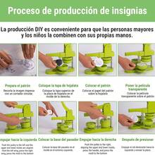 Button Making Machine, 100 Sets, For Making Badges, For Gifting To Family Members, 25mm/0.98 Inch - A - View 6