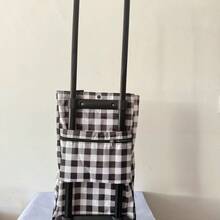 1pc Portable Foldable Trolley Backpack, Dual-Use Camping Cart Luggage Trolley - View 9