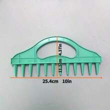 1件土壤螺旋播种器，园艺播种间距工具，适用于农田和蔬菜种植，塑料农用耙，非电动 - 均碼 - 查看 7