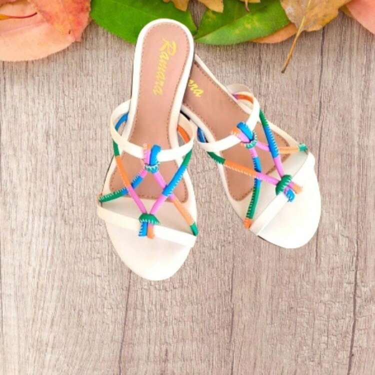 Ramara Footwear Flat Sandal With Braided Straps - 彩色 - 查看 2