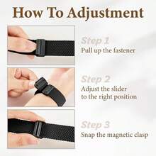 5 Packs Magnetic Braided Stretchy Loop Compatible With Apple Watch Band 42mm 46mm 40mm 41mm 44mm 45mm 38mm Ultra/2 49mm Women Men,Elastic Woven Fabric Nylon Strap Bracelets Compatible With Apple Watch Ultra Series 11 10 9 8 7 6 5 4 3 2 1 SE,Smart Watch Accessories Replacement Band, Washable And Easy To Wear - 38/40/41/42mm (sreies11 10) - View 3