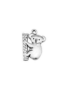 10pcs 20x14mm Koala Charms Pendant For DIY Jewelry Making Necklace Keychain Phone Chain Bracelet Making Accessories Handmade Craft Making Findings - Koala Bear - View 5