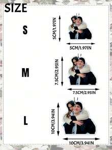 Romantic Photo Car Hanging Ornament With Custom Picture Design, Personalized Rearview Mirror Decor For Car Interior Display, Cute Memory Car Charm Keepsake Gift For Couples Family Friends, Customized Photo Auto Hanging Decoration For Anniversary Birthday Holiday Surprise, Customizable Car Mirror Pendant Souvenir Gift - Style a - View 2