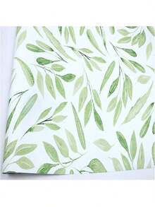 1 Cuộn Giấy Dán Tường Vinyl Họa Tiết Lá Liễu, Dễ Xé Và Dán, Giấy Dán Tường Tự Dính Có Thể Tháo Gỡ, Thích Hợp Cho Phòng Khách, Phòng Ngủ, Đồ Nội Thất, Phòng Tắm, Bàn Làm Việc, Tủ, Trang Trí Nhà Cửa, Giấy Dán Tường Tự Tháo Gỡ, Kích Thước 17.3inX39.3in/118.1in/196.8in - lá cây - Xem 15