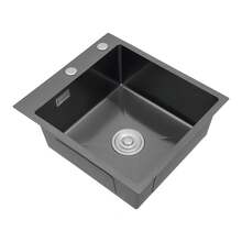 YUNRUX Kitchen Sinks - Black - View 10