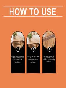 jakehoe 120ml Beeswax Spray, Suitable For Furniture And Various Wooden Floors. It Can Restore The Luster And Beauty Of Wood, Remove Dust, Grease And Dirt, Quickly Brighten Without Leaving Water Marks, Fresh Fragrance, Home Wooden Floor Care. Saves Your Time And Effort, A Gift For Family And Friends. - Chất lỏng - Xem 4