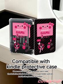 黑色、玫瑰红、粉色蝴蝶结图案游戏手柄保护套,兼容 iPad Air 4/5 10.9 英寸、7/8/9 10.2 英寸、Galaxy Tab S6 10.4 英寸、Tab A7 Lite 8.7 英寸、Kindle(第 11 代)2022 款,采用加固硅胶边角,具备自动唤醒/睡眠功能,适合作为秋冬季、圣诞节、情人节、新年礼物。 - 彩色 - 查看 9