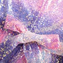 Girls Sequin Dress Sleeveless Prom Party Formal Graduations Fancy Tween Girls Dresses Size 5-12 - Gradient-purple - View 6