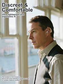 Rechargeable Digital Hearing Aid With Charging Case, Noise Reduction Function, Suitable For Adults With Severe Hearing Impairment, With Volume Control - View 6