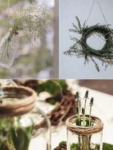 1 pièce Corde de jute de 100 m, ruban, ruban d'emballage cadeau, décorations de cadeaux - Voir 8