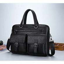 Men Briefcase - Czarne - Zobacz 1