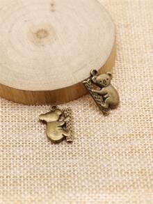 10pcs 20x14mm Koala Charms Pendant For DIY Jewelry Making Necklace Keychain Phone Chain Bracelet Making Accessories Handmade Craft Making Findings - Koala Bear - View 7